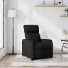 Image de vidaXL Fauteuil inclinable Noir Tissu