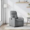 Image de vidaXL Fauteuil inclinable Gris clair Tissu