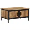 Image de vidaXL Table basse 80x50x40 cm bois de manguier massif brut