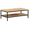 Image de vidaXL Table basse 100x50x35 cm bois de manguier massif brut