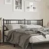 Image de vidaXL Tête de lit de remplacement métal noir 193 cm