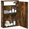 Image de vidaXL Armoire à miroir de salle de bain chêne fumé bois d’ingénierie