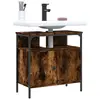 Image de vidaXL Armoire lavabo de salle de bain chêne fumé 60x30x60 cm