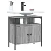 Image de vidaXL Armoire lavabo de salle de bain sonoma gris 60x30x60 cm