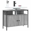 Image de vidaXL Armoire lavabo de salle de bain sonoma gris 80x30x60 cm