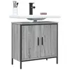 Image de vidaXL Armoire lavabo de salle de bain sonoma gris 60x30x60 cm