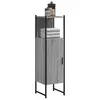 Image de vidaXL Armoire de salle de bain sonoma gris 33x33x120,5 cm