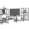 Image de vidaXL Meuble TV sonoma gris 206,5x28,5x95 cm bois d'ingénierie