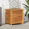 Image de vidaXL Boîte de rangement de jardin persiennes 60x50x56cm bois acacia
