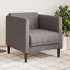 Image de vidaXL Fauteuil taupe tissu