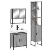 Image de vidaXL Ensemble de meubles de salle de bain 3 pcs Sonoma gris