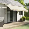 Image de vidaXL Tissu de remplacement pour auvent multicolore 400x350 cm polyester