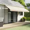 Image de vidaXL Tissu de remplacement pour auvent rayures multicolores 4,5x3 m