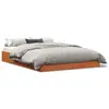 Image de vidaXL Cadre de lit sans matelas cire marron 140x200cm bois pin massif