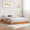 Image de vidaXL Cadre de lit sans matelas cire marron 120x200cm bois pin massif