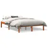 Image de vidaXL Cadre de lit sans matelas cire marron 120x200cm bois pin massif