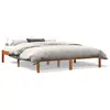 Image de vidaXL Cadre de lit sans matelas cire marron 150x200cm bois pin massif
