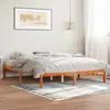 Image de vidaXL Cadre de lit sans matelas cire marron 160x200cm bois pin massif