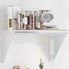Image de vidaXL Étagère murale 50x30x31 cm argenté acier inoxydable