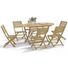 Image de vidaXL Chaises pliables de jardin lot de 6 bois massif d'acacia