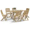 Image de vidaXL Chaises de jardin pliantes lot de 6 44x50x88 cm bois d'acacia