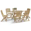 Image de vidaXL Ensemble à manger de jardin 7 pcs Bois d'acacia solide