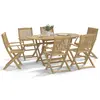 Image de vidaXL Ensemble à manger de jardin 7 pcs Bois d'acacia solide