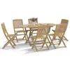Image de vidaXL Ensemble à manger de jardin 7 pcs Bois d'acacia solide