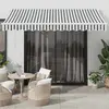 Image de vidaXL Auvent rétractable anthracite et blanc 3,5x2,5m tissu/aluminium