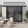 Image de vidaXL Auvent rétractable anthracite/blanc 3x2,5 m tissu et aluminium