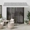 Image de vidaXL Auvent rétractable anthracite/blanc 3x2,5 m tissu et aluminium