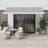 Image de vidaXL Auvent rétractable anthracite et blanc 4,5x3 m tissu/aluminium