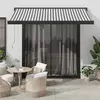 Image de vidaXL Auvent rétractable anthracite et blanc 3,5x2,5m tissu/aluminium