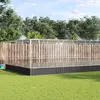 Image de vidaXL Volière avec extension argenté 1246x414x212 cm acier