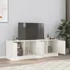 Image de vidaXL Meubles TV 2 pcs blanc 67x39x44 cm acier