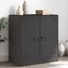 Image de vidaXL Buffet noir 67x39x73 cm acier