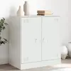 Image de vidaXL Buffet blanc 67x39x73 cm acier