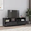Image de vidaXL Meubles TV 2 pcs noir 67x39x44 cm acier