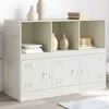 Image de vidaXL Buffet blanc 99x39x73 cm acier