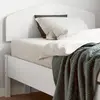 Image de vidaXL Tête de lit blanc 75 cm bois massif de pin