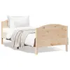Image de vidaXL Cadre de lit sans matelas 90x190 cm bois de pin massif