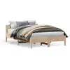 Image de vidaXL Cadre de lit sans matelas 140x200 cm bois massif de pin
