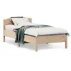 Image de vidaXL Cadre de lit sans matelas 75x190 cm bois de pin massif