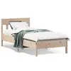 Image de vidaXL Cadre de lit sans matelas 90x200 cm bois de pin massif