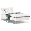 Image de vidaXL Cadre de lit sans matelas blanc 90x200 cm bois de pin massif