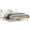 Image de vidaXL Cadre de lit sans matelas 140x190 cm bois de pin massif