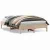 Image de vidaXL Cadre de lit sans matelas 120x200 cm bois de pin massif