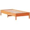 Image de vidaXL Bedframe zonder matras massief grenenhout wasbruin 100x200 cm