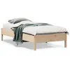 Image de vidaXL Cadre de lit sans matelas 75x190 cm bois de pin massif
