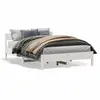Image de vidaXL Cadre de lit sans matelas blanc 120x200 cm bois de pin massif